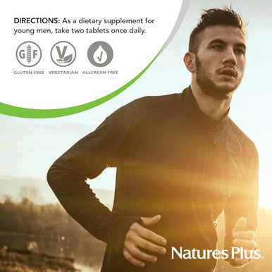 Natures Plus Power Teen For Him - 60 Chewable Tablets, Wild Berry - High-Potency Teenage Multivitamin - Sugar Free, Vegetarian, Gluten - 30 Servings