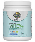 Garden of Life Sport Whey Plus Weight Management With Amino Energy - 20G Of Grass Fed Protein Isolate For Women And Men - Vanilla Powder - With Capsimax 2 Billion Cfu Probiotics About 15 Servings