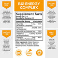 Vitamin B12 1200 Mcg - Sublingual Liquid Drops Extra Strength Energy Support - Nature's Fast Acting B-12 Methylcobalamin Supplement Raspberry Flavor, Non-GMO & Gluten-Free - 2 Fl Oz