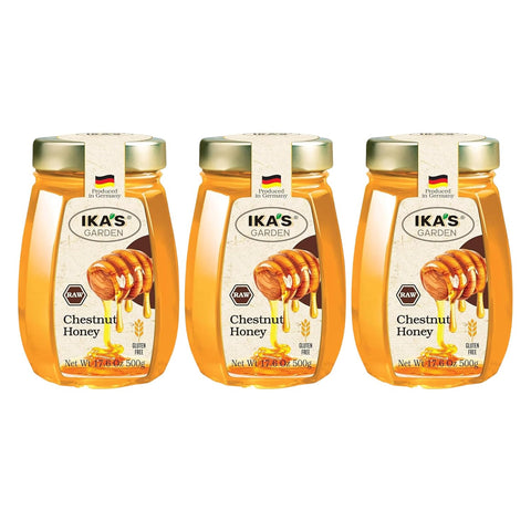 Ika's Garden Raw Manuka Honey with Blossom Honey - 100% Pure, Unfiltered, Gluten-Free Ã¢â‚¬â€œ Product of Germany, 17.6 oz (500g) Jar