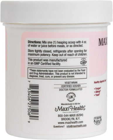 Maxi Health Active Pro-10 - Non Dairy Probiotic - Healthy Digestive Flora - 2 Ounce Powder - Kosher