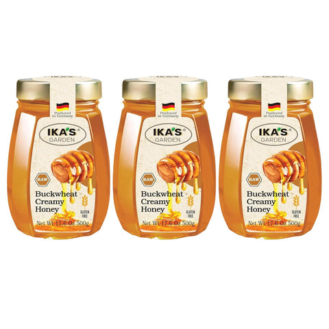Ika's Garden Raw Manuka Honey with Blossom Honey - 100% Pure, Unfiltered, Gluten-Free Ã¢â‚¬â€œ Product of Germany, 17.6 oz (500g) Jar