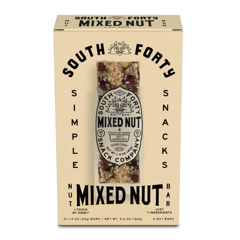 South 40 Snacks, Bar Cashew Caddy, 1.4 Ounce, 12 Pack