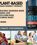 Dedicad 6550Mg Cascara Sagrada Capsules 5 Months Supply Combined 10 Herbs Senna, Psyllium Husk, Licorice, Flaxseed, Aloe Vera