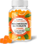 Magnesium Glycinate Gummies For Kids & Adults Women & Men - Sugar Gluten Non-Gmo Vegan Chewable Supplement