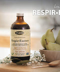 Flora RespirEssence Natural Lung Breath Aid Natural Blend of Thyme Licorice Root and Stinging Nettle Vegan and GlutenFree 17fl. oz. Glass Bottle