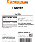 BulkSupplements L-Tyrosine Powder - Amino s Supplement for Energy & Focus - Unflavored, - 1000mg , 500 Servings (500 Grams - 1.1 lbs)