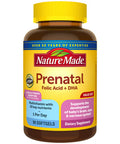 Nature Made Prenatal With Folic Acid + Dha Prenatal Vitamin And Mineral Supplement For Daily Nutritional Support 90 Softgels 90 Day Supply