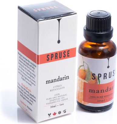 SPRUSE Mandarin Essential Oil - 30ml - 100% Natural Undiluted