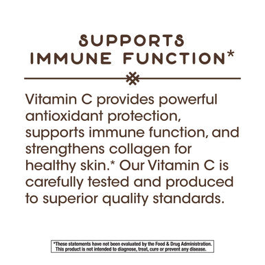 Nature'S Way Vitamin C With Bioflavonoids 1000 Mg Vitamin C Per Serving 250 Capsules