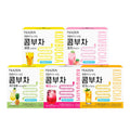 Teazen Kombucha 5 Flavors 150 Sticks Variety Pack Kombucha Lemon Peach Berry Pineapple Citron Flavor (150 Sticks)