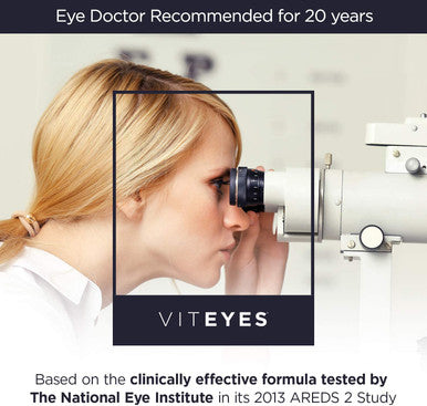 Viteyes AREDS 2 Eye Vitamins Now with Natural Vitamin E Smaller Capsules Lower Zinc Allergen Lutein Zeaxanthin Manufactured in The USA Eye Doctor Trusted Classic Macular Support 180 Ct