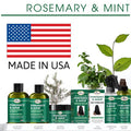 Difeel Rosemary and Mint Strengthening Leave-In Conditioning Spray with Biotin 6 oz. - Made with Natural Mint & Rosemary Oil for Hair Growth
