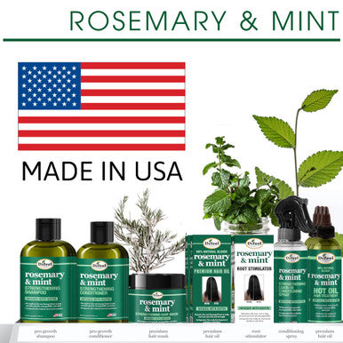 Difeel Rosemary Mint Strengthening Shampoo with Biotin 12 oz