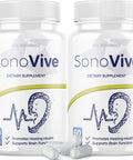 2 Pack Sonovive Capsules Hearing Pills Sonovive Hearing Supplement Pills 120 Capsules
