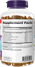 Webber Naturals Triple Omega 3-6-9, 2400 mg Fish Oil Per Serving, High Potency, 180 Softgels, No Fishy Aftertaste, Ultra-Purified, for Heart, Brain and Cardiovascular Health, Shellfish-Free