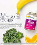 Solaray Once Daily Woman Multivitamin + Iron Essential Blend 90Ct