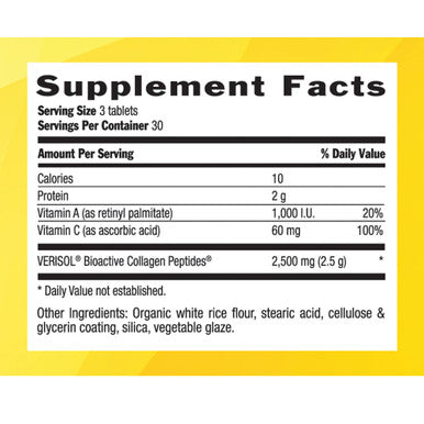 Country Life Tri Layer Maxi-Skin Collagen Plus C&A 90 Tablets