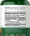 Carlyle Goji Berry 1000mg | 120 Capsules | Concentrated Herbal Extract | Non-GMO, Gluten Free Supplement