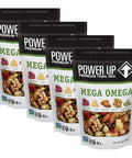 Power Up High Energy Trail Mix By Gourmet Nut, Walnuts, Banana Chips, Cashews, Coconut, Cranberries & Papaya Mix - Keto & Paleo Friendly Snacks - Non GMO Vegan Gluten Free Kosher, 8oz Bags, Pack of 4