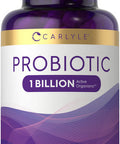 Carlyle Probiotic For Women & Men'S Digestive Health | 1 Billion Cfu | 180 Quick Release Capsules | 1 Lactobacillus Pill A Day