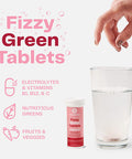 Amazing Grass Effervescent Tablets, Green Superfood Hydration Water Flavoring Tablet, Electrolyte, Vitamins and One Serving of Greens, Strawberry Lemonade Flavor, 10 Count