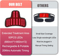 Red Light Therapy For Neck - Rechargeable Infrared Red Light Therapy Belt, Portable Infrared Light Therapy Neck Wrap For Body Hands Feet Knee Pain Relief (Red)