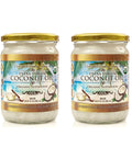 COCONUT COUNTRY LIVINGÃƒÂ¢Ã¢â€šÂ¬Ã¢â€žÂ¢S | Extra Virgin Coconut Oil | Unrefined, Organic, Cold Pressed | Ideal For Hair, Skin, Cooking, Body Massage, Beauty and Oil Pulling| Keto & Paleo Cooking Oil | 2 Glass Jars 16.91 oz Each