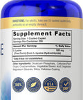 Carlyle L-Lysine 500 Mg | 250 Caplet Capsules | Amino Acid Supplement | Vegetarian, Non-Gmo & Gluten Free