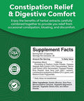 Natures Craft's Herbal Laxative Capsules with Probiotics Ãƒâ€šÃ¢â‚¬â€œ Natural Colon Detox Digestive Support System Clean Ãƒâ€šÃ¢â‚¬â€œ Psyllium Husk Powder Senna Leaf Cascara Sagrada Ãƒâ€šÃ¢â‚¬â€œ Triple Herb Cleanse Pills