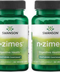 Swanson Full Spectrum N-Zimes 90 Veg Capsules Enzyme (4 Pack)