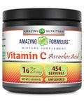 Amazing Formulas Vitamin C Supplement (Non-Gmo, Vegan) - Promotes Immune Function* - Supports Healthy Aging* - Supports Overall Health & Well-Being* (Powder, 1 Lb)