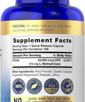 Carlyle 5-MTHF Supplement 15mg | 100 Capsules | L-Methylfolate | Non-GMO Gluten | Premium Quality