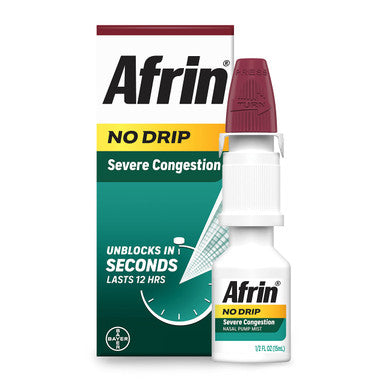 Afrin No Drip Pump Mist Sinus 0.5 oz By Afrin