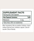 Thorne - Melaton-5-5 Mg Melatonin Supplement - Supports Normal Circadian Rhythms Restful Sleep & Relaxation - Third-Party Certified - Gluten Dairy & Soy-Free 60 Capsules