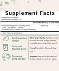 Micro Ingredients Red Panax Ginseng Supplement 6000mg Per Serving 300 Softgels | High Potency Korean Ginseng Root Extract with Active Ginsenosides | Supports Energy & Immune Health | Non-GMO