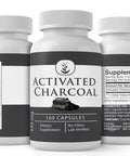 PURE ORIGINAL INGREDIENTS Activated Charcoal, (100 Capsules) Always Pure, No Additives Or Fillers, Lab Verified