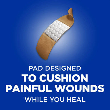 Band-Aid Brand Flexible Fabric Adhesive Bandages For Wound Care & First Aid, Assorted Sizes, 100 Ct, Pack Of 10 (1000 Count) (1000 Count)