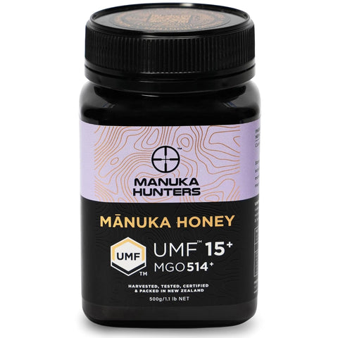 Manuka Hunters UMF 10+/MGO 263+ Certified New Zealand Manuka Honey - 100% Pure Natural Sweetener - Gluten, Dairy Free - Ideal for Tea, Coffee, Smoothies, and Baking - Sustainable - 8.8oz/250g Jar