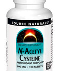 Source s N-Acetyl Cysteine Antioxidant Support 600 mg Dietary Supplement That Supports Respiratory Health* - 120 Tablets