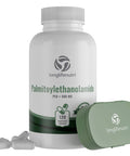 LongLifeNutri Palmitoylethanolamide 400 Mg Capsules - 120 Veggie Pills | Micronized Pea Formula | Premium Quality Supplement