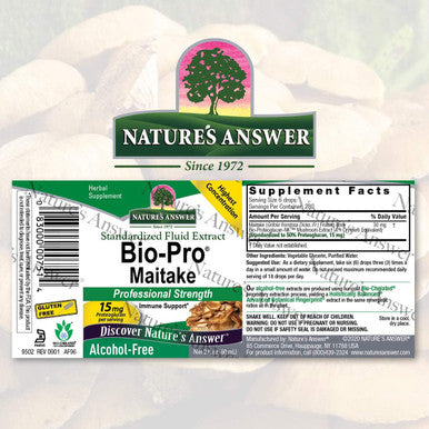 Nature'S Answer Bio Pro Maitake 2 oz. Mushroom Extract | Professional Strength Immune Support | Alcohol- Liquid Extract