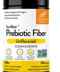 Sandhu'S Prebiotic Fiber Supplement Powder 30 Servings- Sunfiber Low Fodmap Unflavored Supplement For Digestive & Colon Health - Gluten Powder Supports Gut Health In Men & Women
