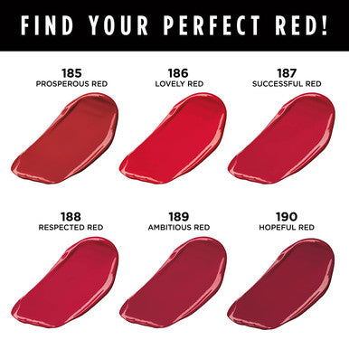 L'Oreal Paris Colour Riche Lipstick with Argan Oil and Vitamin E, Reds of Worth, Hopeful Red