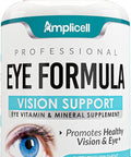 Eye Formula Vision Support - 60 Eye Vitamin Capsules - Daily Eye Vitamins with Lutein & Zeaxanthin - All-in-One Eye Health Supplement w/ Vitamin A, Vitamin E, Zinc, Calcium & More for Optimum Eye Care