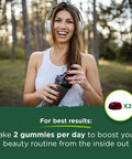 Swanson Biotin Gummies - Daily Supplement Promoting Energy Production & A Healthy Body - All Natural Formula to Help Healthy Hair Skin and Nails - (Blueberry 60 Gummies)