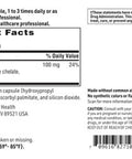 Klaire Labs Magnesium Glycinate Complex 100 mg 100 vcaps