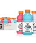 Gatorade G Zero Sports Drink Glacier Freeze Glacier Cherry Berry Variety Pack 12 Fl Oz (Pack of 18)