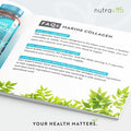 Marine Collagen 1000Mg Enhanced With Hyaluronic Acid 100Mg - 90 Super Strength Capsules - Hydrolysed Collagen Supplements - Vitamin C, Vitamin E, Vitamin B2, Zinc, Copper - Made In The Uk By Nutravita