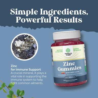 Extra Strength Zinc Gummies For Adults - Chewable Zinc Citrate 50Mg Immune Support Gummies For Adults - Kosher Halal Gluten And Gelatin Non-Gmo Nut Great Tasting Zinc Gummies Adult Formula